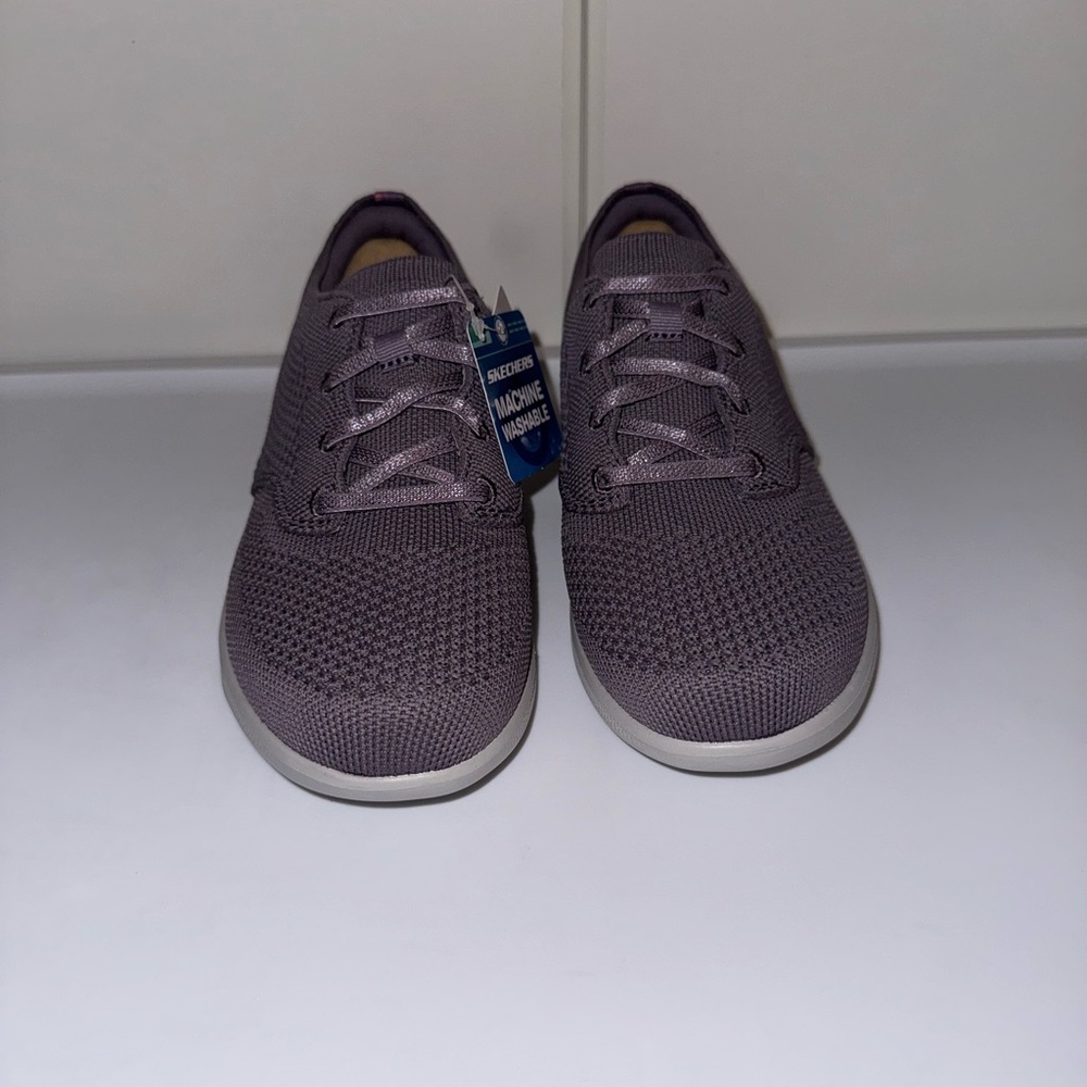 Skechers Charcoal Goga Mat Knit Sneakers
